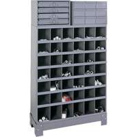 Unit&eacute; de stockage modulaire pour petites pi&egrave;ces, Acier, 13 tiroirs, 33-3/4" x 12-1/4" x 59", Gris Helyx Safety & Industrial Supplies
