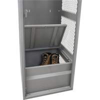 Gear Locker, Steel, 24" W x 24" D x 72" H, Grey Helyx Safety & Industrial Supplies