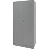Armoire de rangement combin&eacute;e, 36" la x 18" p x 72" h, Gris Helyx Safety & Industrial Supplies
