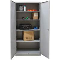 Armoires de rangement Hi-Boy, Acier, 4 Tablettes, 72" h x 36" la x 18" P, Gris Helyx Safety & Industrial Supplies