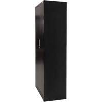Hi-Boy Storage Cabinet, Steel, 4 Shelves, 72" H x 36" W x 18" D, Black Helyx Safety & Industrial Supplies