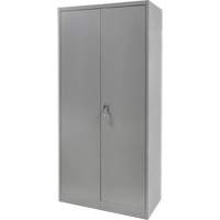 Armoire garde-robe, Acier, 36" la x 18" p x 72" h, Gris Helyx Safety & Industrial Supplies