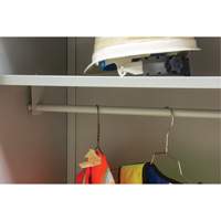 Armoire garde-robe, Acier, 36" la x 18" p x 72" h, Gris Helyx Safety & Industrial Supplies