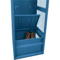 Gear Locker, Steel, 24" W x 24" D x 72" H, Dark Blue Helyx Safety & Industrial Supplies