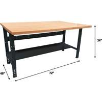 &eacute;tabli modulaire industriel, Cap 1000 lb, 72" la x 48" p Helyx Safety & Industrial Supplies