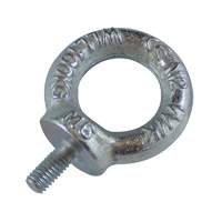 Boulons &agrave; œil matric&eacute;s, 1/8" dia, 1/2" lo, Fini naturel sans enduit, 154 lb (70 kg) capacit&eacute; Helyx Safety & Industrial Supplies