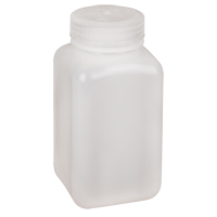 Bouteilles peu encombrantes &agrave; prise facile, Carr&eacute;e, 16 oz, Plastique Helyx Safety & Industrial Supplies