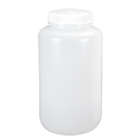 Bouteilles &agrave; large ouverture, Ronde, 1/2 gal., Plastique Helyx Safety & Industrial Supplies