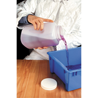 Bouteilles, Ronde, 128 fl. oz., Plastique Helyx Safety & Industrial Supplies