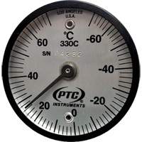 Thermom&egrave;tre de surface magn&eacute;tique, Contact, Analogique, -56.7-21.1°F (-70-70°C) Helyx Safety & Industrial Supplies