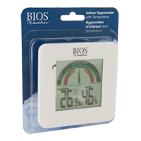 Hygrom&egrave;tres int&eacute;rieurs avec indicateur de confort BIOS, Contact, Num&eacute;rique, -58-158°F (-50-70°C) Helyx Safety & Industrial Supplies