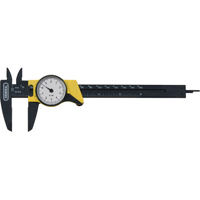 Compas m&eacute;trique &agrave; cadran, R&eacute;solution de 0,001 mm, 150 mm gamme de mesure Helyx Safety & Industrial Supplies