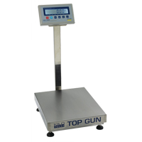 Balances &agrave; plateau &eacute;lectroniques Top Gun, 18" lo x 12" la, Capacit&eacute; de 150 lb Helyx Safety & Industrial Supplies