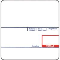 Kilotech Labels for Printer (58 x 60 mm) Helyx Safety & Industrial Supplies