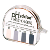 Papier r&eacute;actif Hydrion Chlorine Phydrion CM-240 Helyx Safety & Industrial Supplies