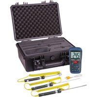 Ensemble de thermom&egrave;tre &agrave; thermocouple, Contact, Num&eacute;rique, -58-2000°F (-50-1300°C) Helyx Safety & Industrial Supplies