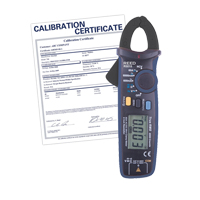 Pince amp&egrave;rem&eacute;trique v.e.v. mA avec certificat de calibration, Tension c.a./c.c., Courant c.a./c.c. Helyx Safety & Industrial Supplies