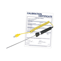 Sonde thermocouple &agrave; pointe d'aiguille avec certificat de calibration, 600 °C (1112°F) Temp. max. Helyx Safety & Industrial Supplies