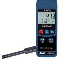 Thermo-hygrom&egrave;tre avec enregistreur de donn&eacute;es, 5% - 95% HR, 32° - 122° F (0° - 50°C) Helyx Safety & Industrial Supplies