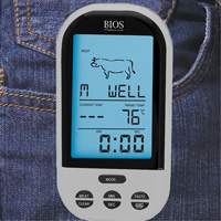 Thermom&egrave;tre &agrave; viande et &agrave; volaille sans fil, Contact, Num&eacute;rique, 32-482°F (0-250°C) Helyx Safety & Industrial Supplies