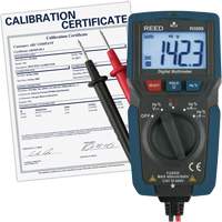 Compact Multimeter with Non-Contact Voltage and Calibration Certificate, AC/DC Voltage, AC/DC Current Helyx Safety & Industrial Supplies