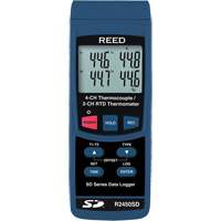 Data Logging Thermocouple Thermometer with Calibration Certificate Helyx Safety & Industrial Supplies