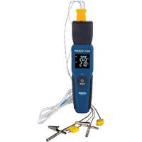 Thermom&egrave;tre &agrave; thermocouple de s&eacute;rie intelligente R1640 avec sondes pour fourneau/cong&eacute;lateur, Contact, Num&eacute;rique, 32-122°F (0-50°C) Helyx Safety & Industrial Supplies