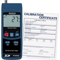 Vibrom&egrave;tre &agrave; enregistrement de donn&eacute;es avec certificat de calibration, 10% - 85% HR, 32°- 122° F ( 0° - 50° C ) Helyx Safety & Industrial Supplies
