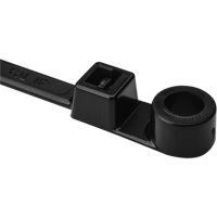 Attache de c&acirc;ble &agrave; vis, Longueur 12-2/5", R&eacute;sistance &agrave; la traction 50 lb, Noir Helyx Safety & Industrial Supplies