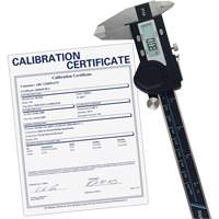 Pied &agrave; coulisse num&eacute;rique de 6" (150 mm) avec certificat de traçabilit&eacute; de l'&eacute;talonnage, R&eacute;solution de 0,0005" (0,01 mm), 0" - 6" (0 mm - 150 mm) gamme de mesure Helyx Safety & Industrial Supplies