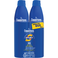 Sport&reg; Water Resistant Sunscreen, SPF 30, Aerosol Helyx Safety & Industrial Supplies
