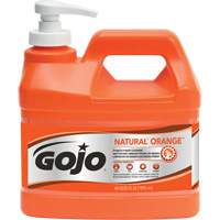 Nettoyant &agrave; mains Natural Orange, Pierre ponce, 1,89 L, Bouteille &agrave; pompe, Agrumes/Orange Helyx Safety & Industrial Supplies