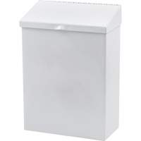R&eacute;cipient en m&eacute;tal pour les produits menstruels Health Gards Helyx Safety & Industrial Supplies