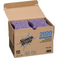 Scotch-Brite Purple Scour Pad, 4-1/2" L x 2-4/5" W Helyx Safety & Industrial Supplies