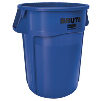 Brute&reg; Round Containers, Bulk, Polyethylene, 44 US gal. Helyx Safety & Industrial Supplies