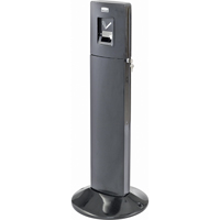 Stations pour fumeurs metropolitan, Sur pied, Acier inoxydable, Capacit&eacute; 1,6 gal. US, Hauteur 42-4/5" Helyx Safety & Industrial Supplies