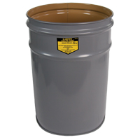 Cease-Fire&reg; Grey Smoking Receptacle Drum Helyx Safety & Industrial Supplies
