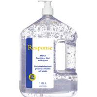 Response&reg; Hand Sanitizer Gel with Aloe, 1890 ml, Pump Bottle, 70% Alcohol Helyx Safety & Industrial Supplies