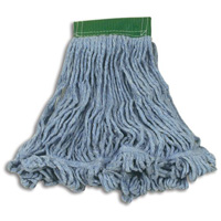 Super Stitch Wet Mop, Floor Finishing, Cotton/Yarn, 15.7 oz., Loop Style Helyx Safety & Industrial Supplies