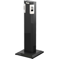 Pedestal Ashtray, Free-Standing, Metal, 1.6 US gal. Capacity, 41-1/2" Height Helyx Safety & Industrial Supplies