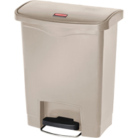Slim Jim&reg; Waste Container, Resin, 8 US gal. Capacity Helyx Safety & Industrial Supplies