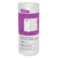 Pro Select Kitchen Towel Roll, 2 Ply, 85 Sheets/Roll, 8" W, 11" L Helyx Safety & Industrial Supplies