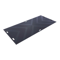 Protecteur de sol LibertyMat d'usage moyen, 4' x 8', Poly&eacute;thyl&egrave;ne haute densit&eacute;, Textur&eacute;, Noir Helyx Safety & Industrial Supplies