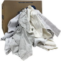 Chiffons de nettoyage, Molleton, Blanc, 20 lb Helyx Safety & Industrial Supplies