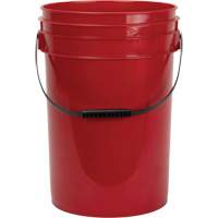 Seau &agrave; usage g&eacute;n&eacute;ral, Plastique, 5 gal. Helyx Safety & Industrial Supplies