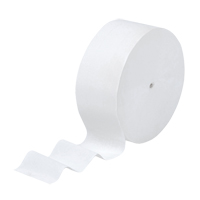 Papier hygi&eacute;nique JRT junior Scott, Rouleau Sans rouleau central, 1 Pli, Longueur 2300', Blanc Helyx Safety & Industrial Supplies