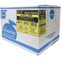 Sacs &agrave; d&eacute;chets de calibre industriel, R&eacute;gulier, 36" la x 26" lo, 0,65 mils, Noir Helyx Safety & Industrial Supplies