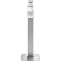 Messenger ES8 Silver Panel Floor Stand with Dispenser Helyx Safety & Industrial Supplies