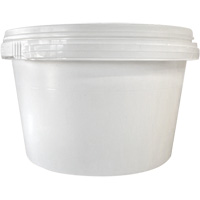 Seau avec couvercle, Plastique, 1,03 gal. Helyx Safety & Industrial Supplies