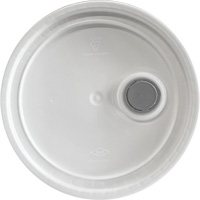 Seau avec couvercle, Plastique, 5,25 gal. Helyx Safety & Industrial Supplies